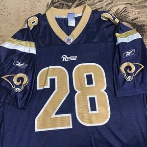 NFL Rams Marshall Faulk Jersey Reebok Men’s Size XL